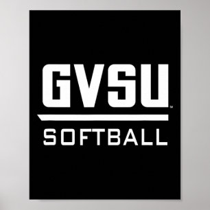 Grand Valley State University Gvsu Softll Bekleidu Poster