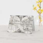 Grand Voyages Alte Antike Allgemeine Karte Welt (Gelbe Blume)