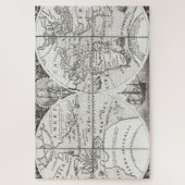 Grand Voyages Alte Antike Allgemeine Karte Welt Puzzle (Vertikal)