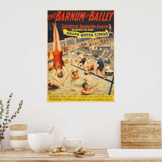 Grand Water Circus Poster (Küche)