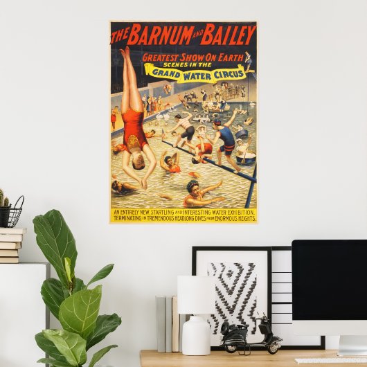 Grand Water Circus Poster (Heimbüro)