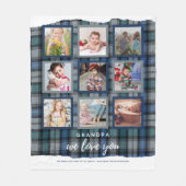 GRANDA FOTO GIFTS - Foto Collage TARTAN Fleece (Vorderseite)