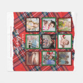 GRANDA FOTO GIFTS - Foto Collage TARTAN Fleecedecke (Vorderseite (Horizontal))