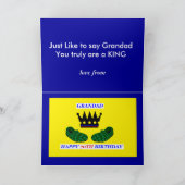 Grandad 70. Geburtstagkarte Karte (Innenseite)