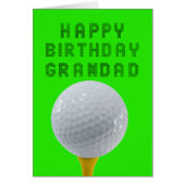 Grandad Birthday Golf (Vorne)