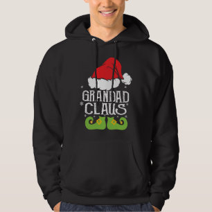Grandad Claus Weihnachtszeit Familie Matching Paja Hoodie