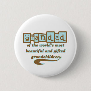 Grandad der begabten Enkelkinder Button