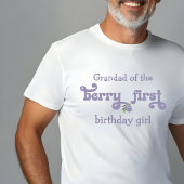 Grandad der Berry First Fairy First Birthday T-Shirt