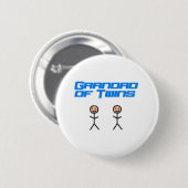 Grandad der Zwillinge Button (Vorne & Hinten)