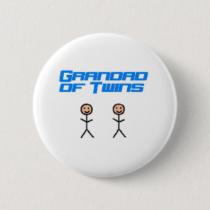 Grandad der Zwillinge Button