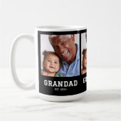 Grandad Established Bold Black 3 Photo Kaffeetasse (Links)