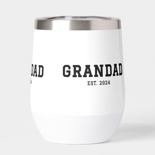 Grandad Established New Grandad Gift (Rückseite)