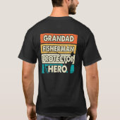 Grandad-Fischer-Protektorin lustig T-Shirt (Rückseite)