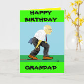 GRANDAD-GEBURTSTAGS-KARTE KARTE (Gelbe Blume)