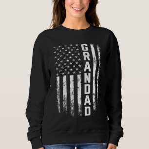 Grandad Gift America Flag Geschenk für Männer Vate Sweatshirt