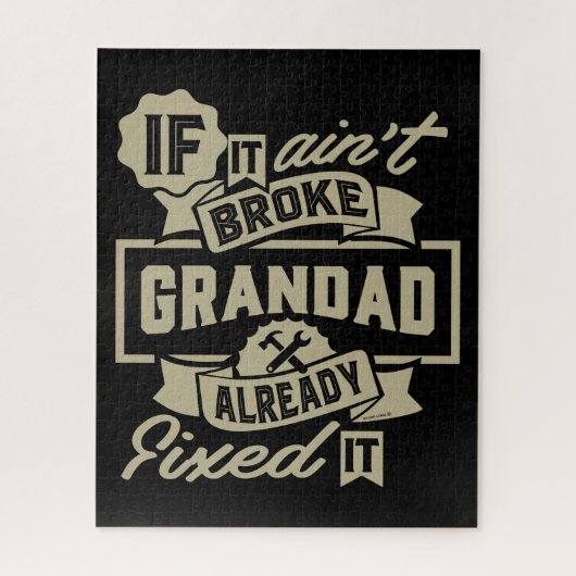 Grandad hat es bereits repariert puzzle (Vertikal)