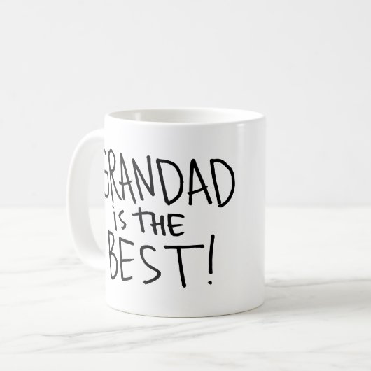 Grandad ist das Beste! Kaffeetasse (Vorderseite Links)
