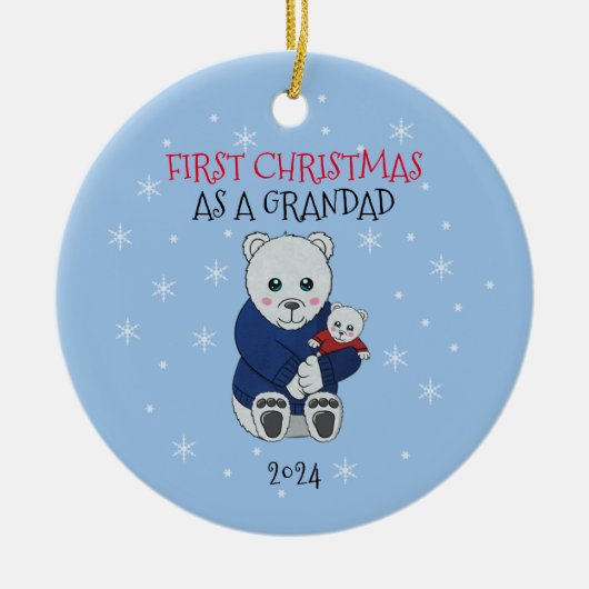 Grandad Keramik Ornament (Vorne)