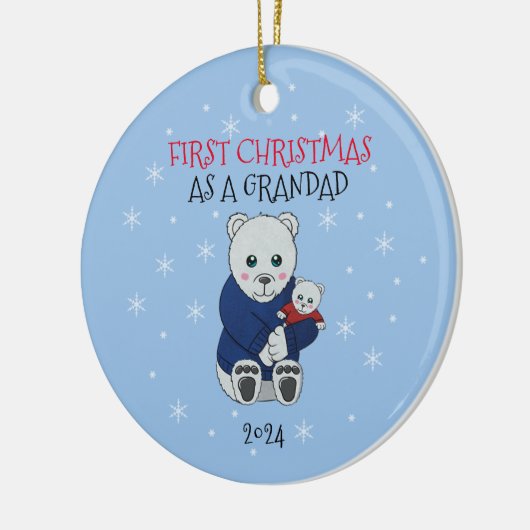 Grandad Keramik Ornament (Links)