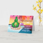 Grandad kühlen heraus karte (Gelbe Blume)