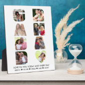 GRANDAD Letter Cutout 8 FotoCollage Personalisiert Fotoplatte (Seite)