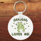 Grandad Lieben Frosch Schlüsselanhänger (Vorderseite)