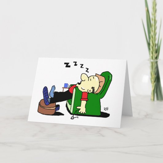 GRANDAD SLEEPS.tif Karte (Vorderseite)