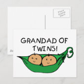 Grandad Twin Pod Postkarte (Vorne/Hinten)