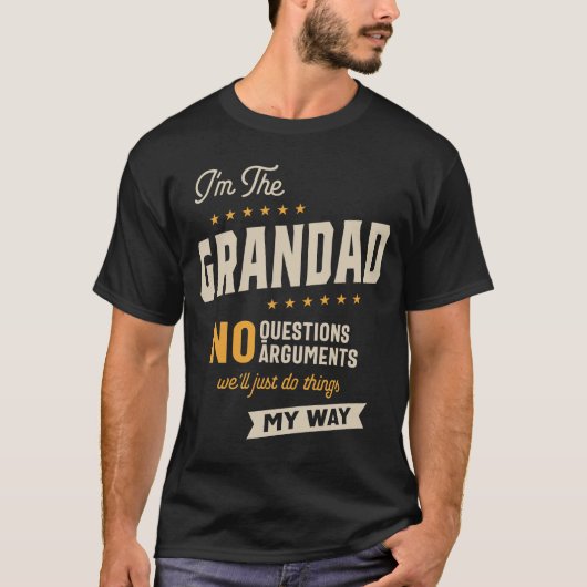 Grandad Way Funny Opa Vatertag T-Shirt (Vorderseite)
