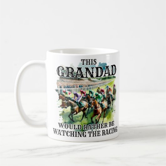 Grandad würde eher die Tasse des Pferderennsports (Links)
