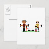 Grandaden können steigen postkarte (Vorne/Hinten)