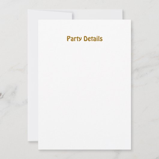 GRANDAD'S WHEELBARROW INVITATION (Rückseite)