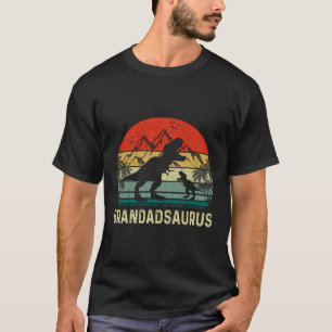 Grandadsaurus Dinosaur Funny Papa Saurus Rex Famil T-Shirt