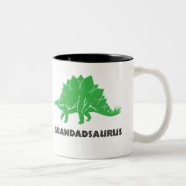 Grandadsaurus STEGOSAURUS-Dinosaurier-Tassenschale Zweifarbige Tasse