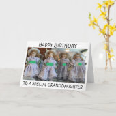 *GRANDAUGHTER* AM GEBURTSTAG VON GRANDPARENT KARTE (Gelbe Blume)