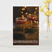 *GRANDAUGHTER* EIN SCHÖNER KARTE DEZEMBER GEBURTST (Gelbe Blume)