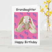 Grandaughter Geburtstagskarte Karte (Gelbe Blume)