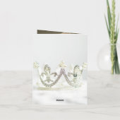 Grandaughter Sechzehnte Geburtstagsfeier Elegantes Karte (Rückseite)