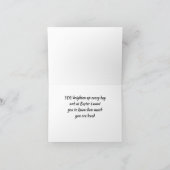 *GRANDAUGHTER* SIE SIND LIEBT EASTERKARTE KARTE (Innenseite)