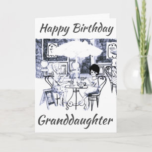 ***GRANDAUGTHER** "GEBURTSTAG-LIEBE" KARTE