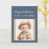 Grandbaby für Großeltern Karte (Gelbe Blume)