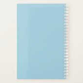 Grandchild Fluffy White Cloud Planner Planer (Rückseite)