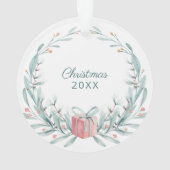 Grandchild Foto Holiday Ornament (Rückseite)