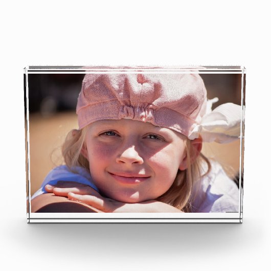 GRANDCHILD FOTO Horizontaler Blockblock (Vorderseite)