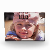 GRANDCHILD FOTO PERSONALISIERT-Block-Foto (Vorderseite)