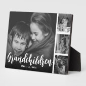 Grandchildren Customized Photo Collage Plaque Fotoplatte (Seite)
