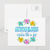 Grandchildren Joy Postkarte (Vorne/Hinten)