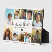 Grandchildren Photo Collage Gift for Grandma Fotoplatte (Seite)