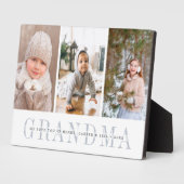 Grandchildren Photo Collage | Grandma Gift Fotoplatte (Seite)