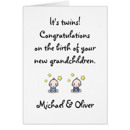 Grandchildren, Twin Boys,